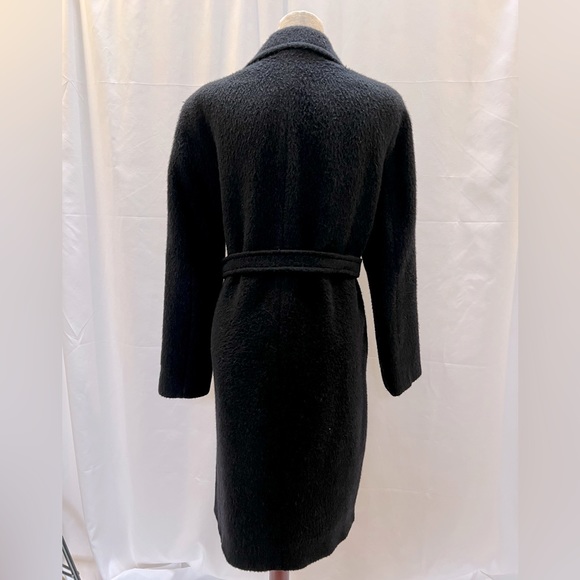 Barney’s CO-OP long wool robe coat with belt size women’s M - Picture 5 of 8